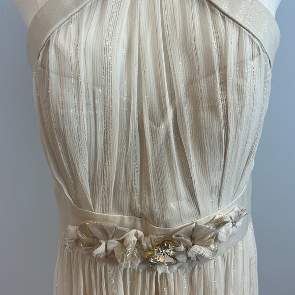 Marc Bouwer Gold Silk Evening Gown - Picture 4 of 17